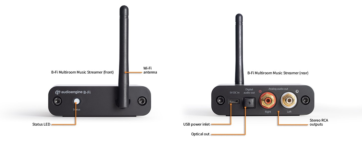Audioengine giới thiệu WiFi Audio Receiver B-Fi có khả năng stream nhạc qua WiFi