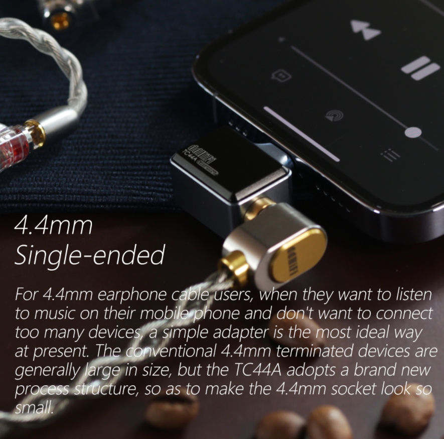 ddHiFi TC44Pro DAC lightning 4.4mm バランス-