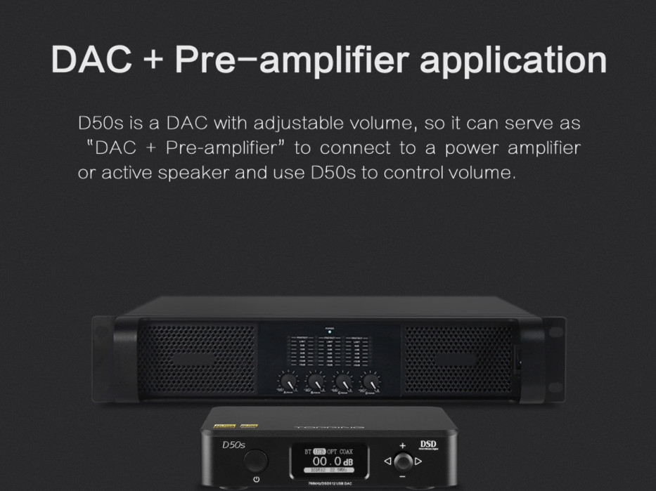 Dac/amp Topping D50s