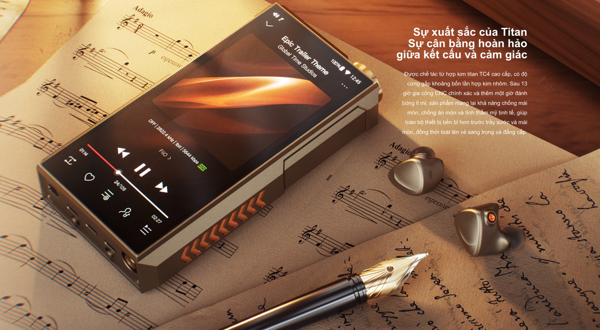 FiiO Chính Thức Ra Mắt Máy nghe nhạc Hi-Res cao cấp FiiO M27