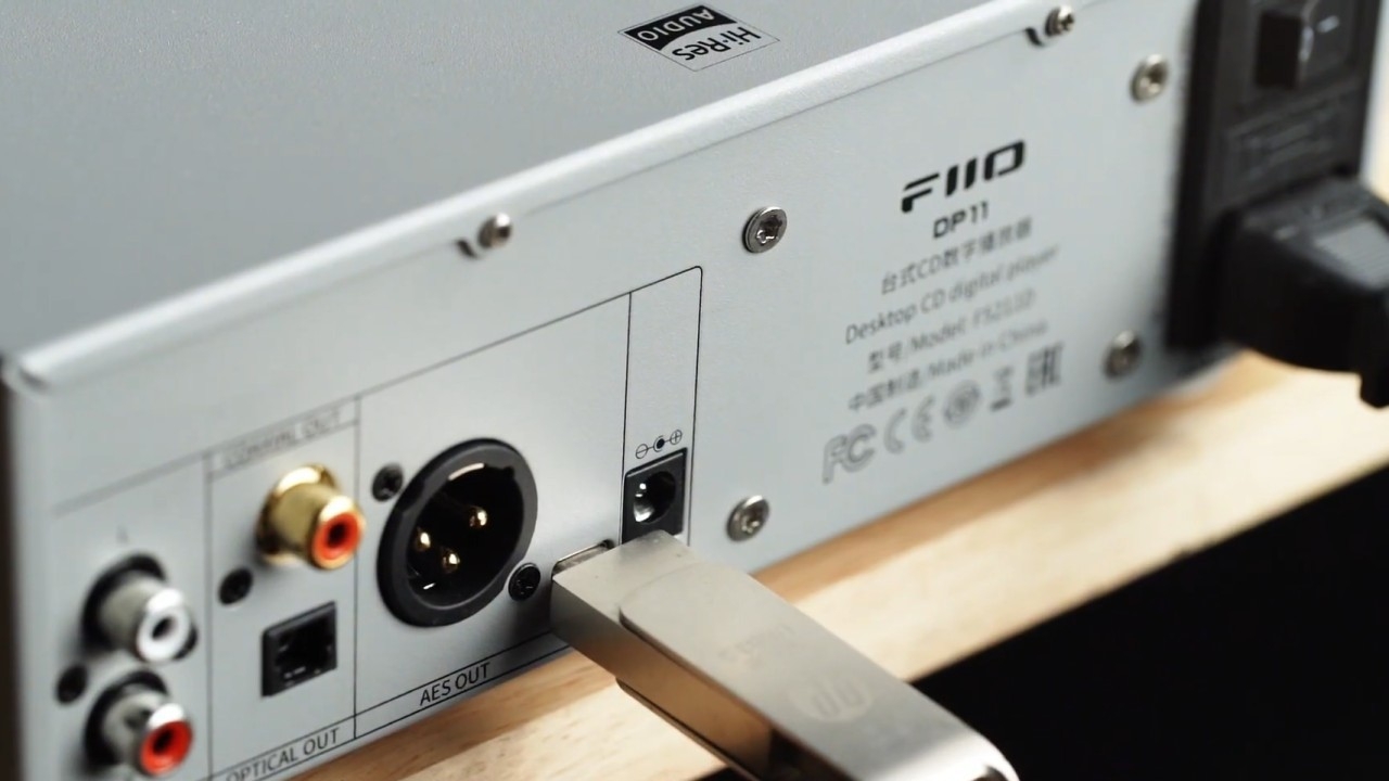 Tính năng trích xuất nhạc CD ripping qua cổng USB trên FiiO DP11
