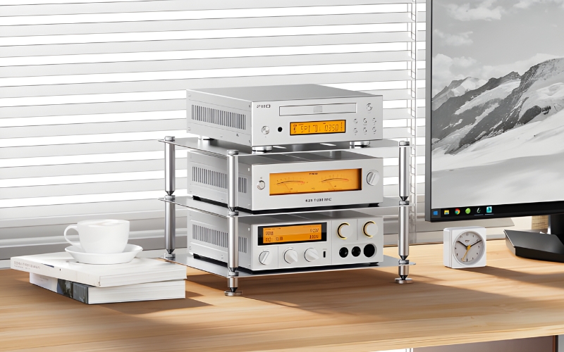 FiiO HU287: Kệ Để DAC & Amp Để Bàn Chính Thức Ra Mắt