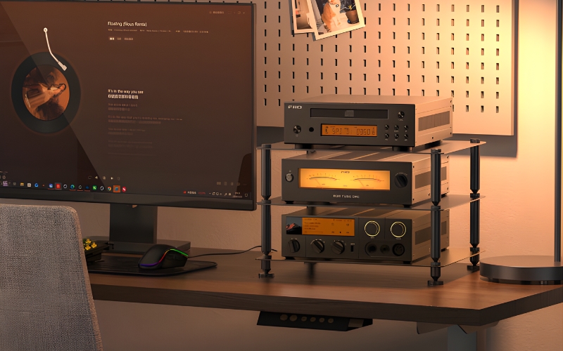 FiiO HU287: Kệ Để DAC & Amp Để Bàn Chính Thức Ra Mắt