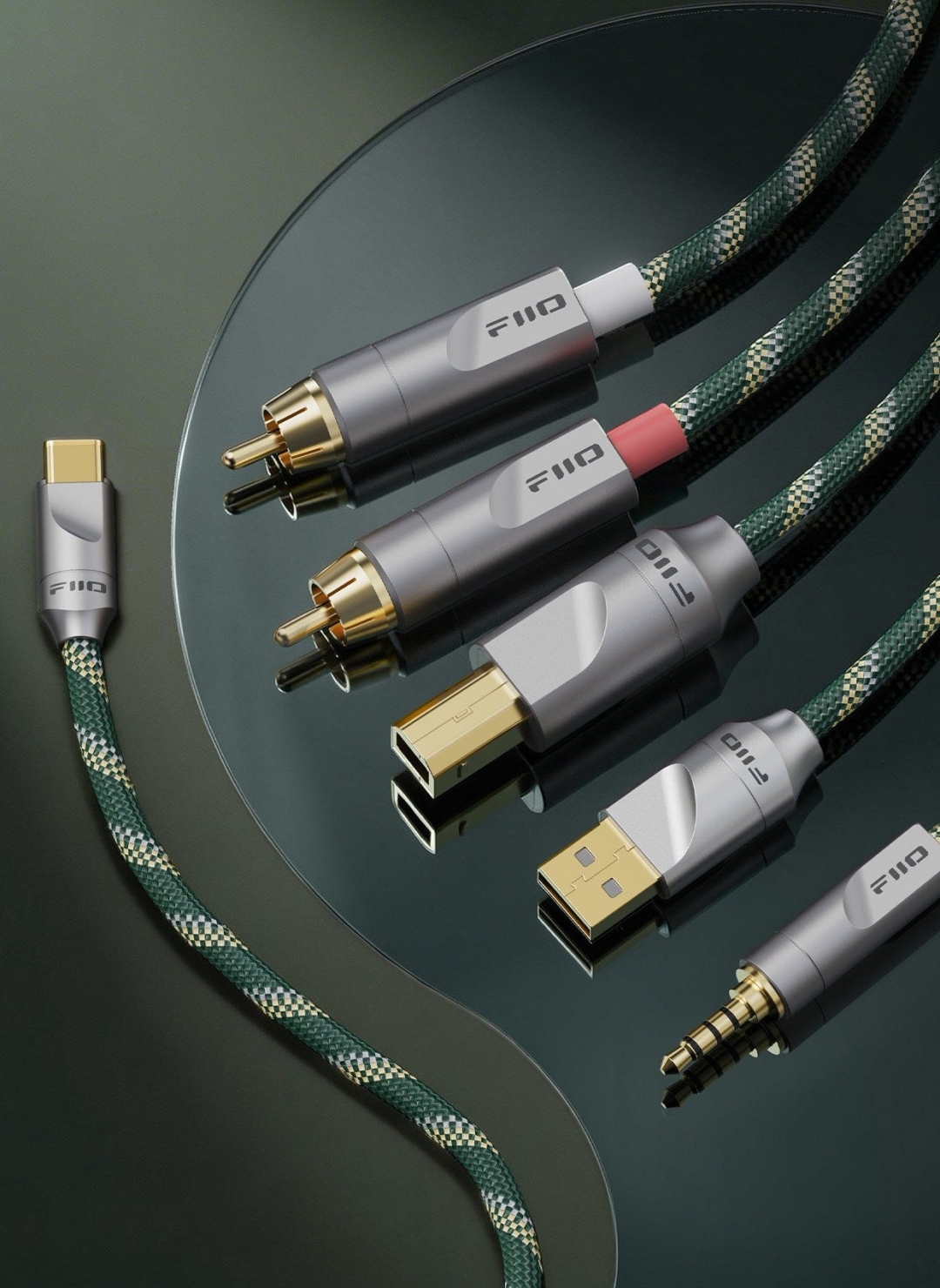 Đầu cắm XLR nhôm CNC cao cấp siêu bền của cáp âm thanh FiiO LINK-XLR1