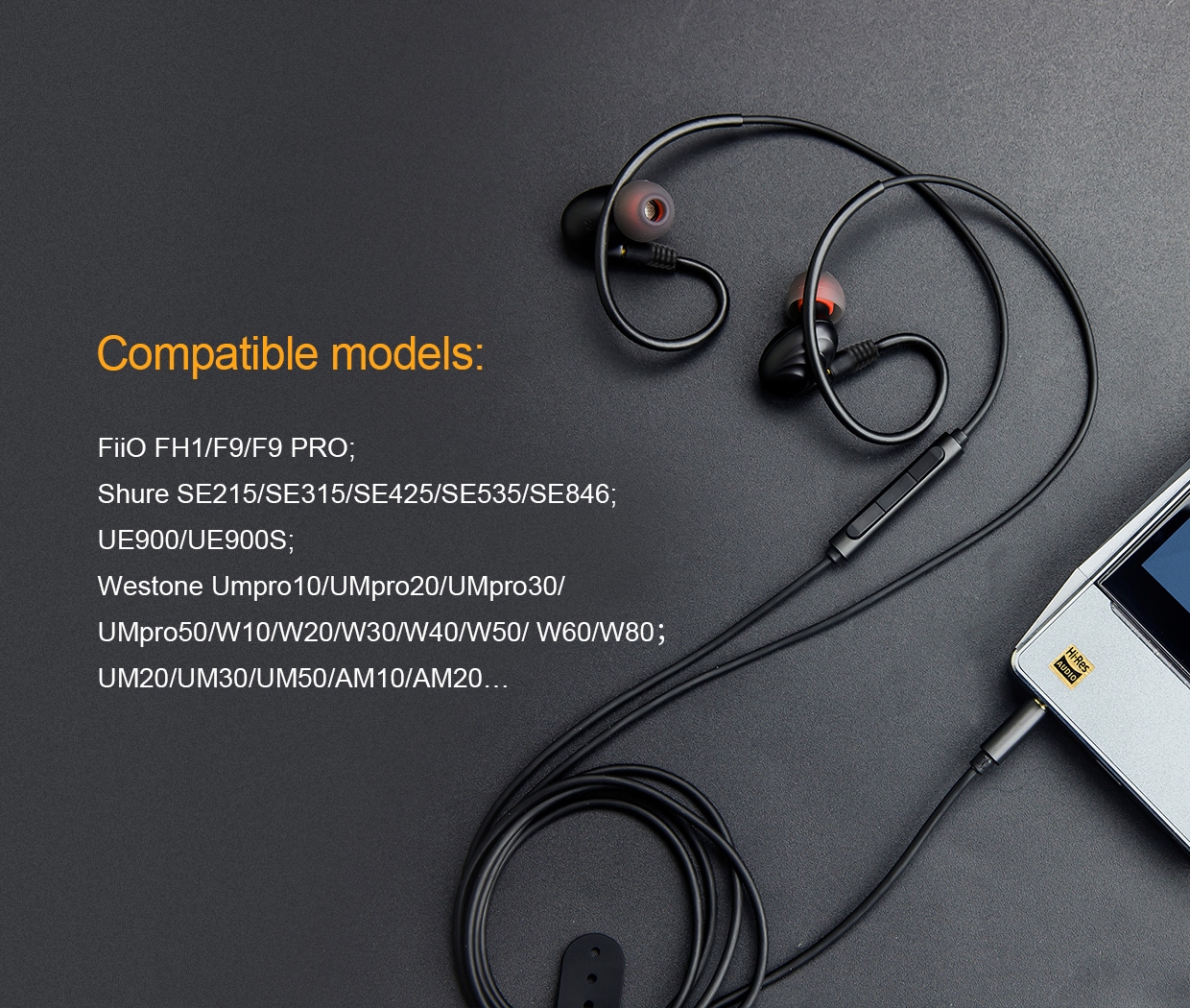 Fiio RC-MMCX2s Headphone Cable