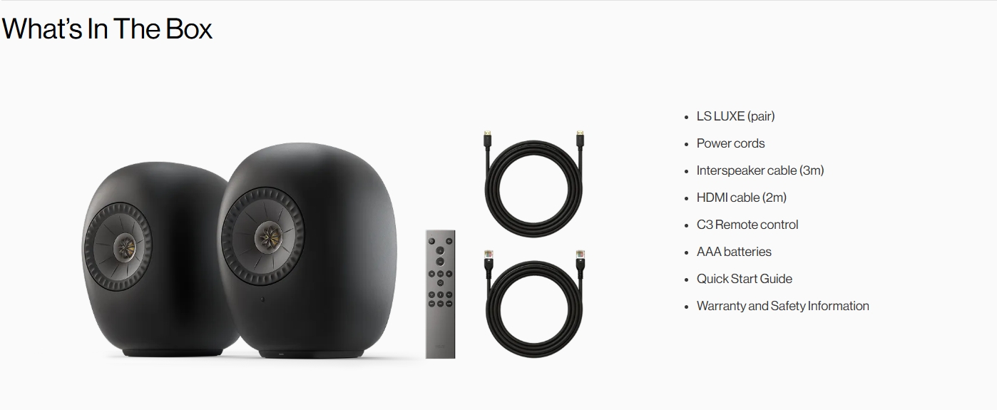 KEF LS LUXE