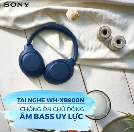 Tai Nghe Chống Ồn Sony WH-XB900N Wireless Noise Cancelling