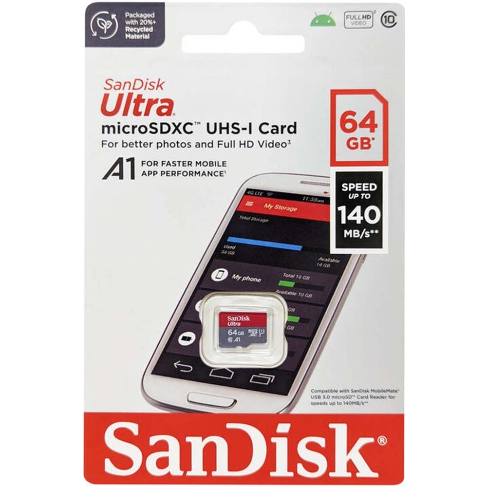 Thẻ nhớ MicroSDXC SanDisk Ultra A1