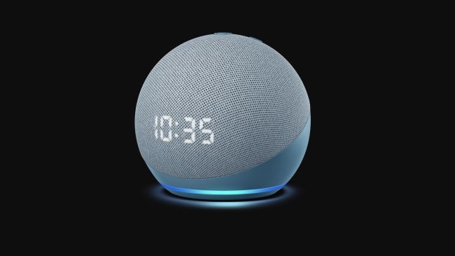 Amazon ra mắt Echo hình cầu, Echo Dot, Dot with Clock và Echo Show 10 loa thông minh