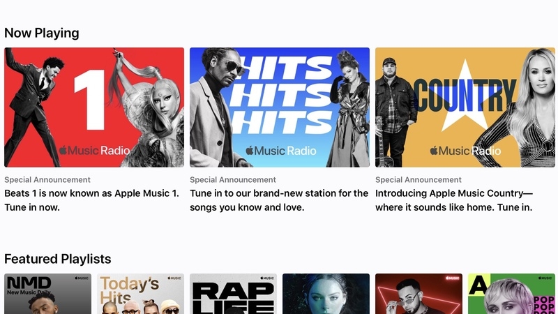Apple thay thế Beats 1 bằng Apple Music 1 để cạnh tranh cùng Spotify