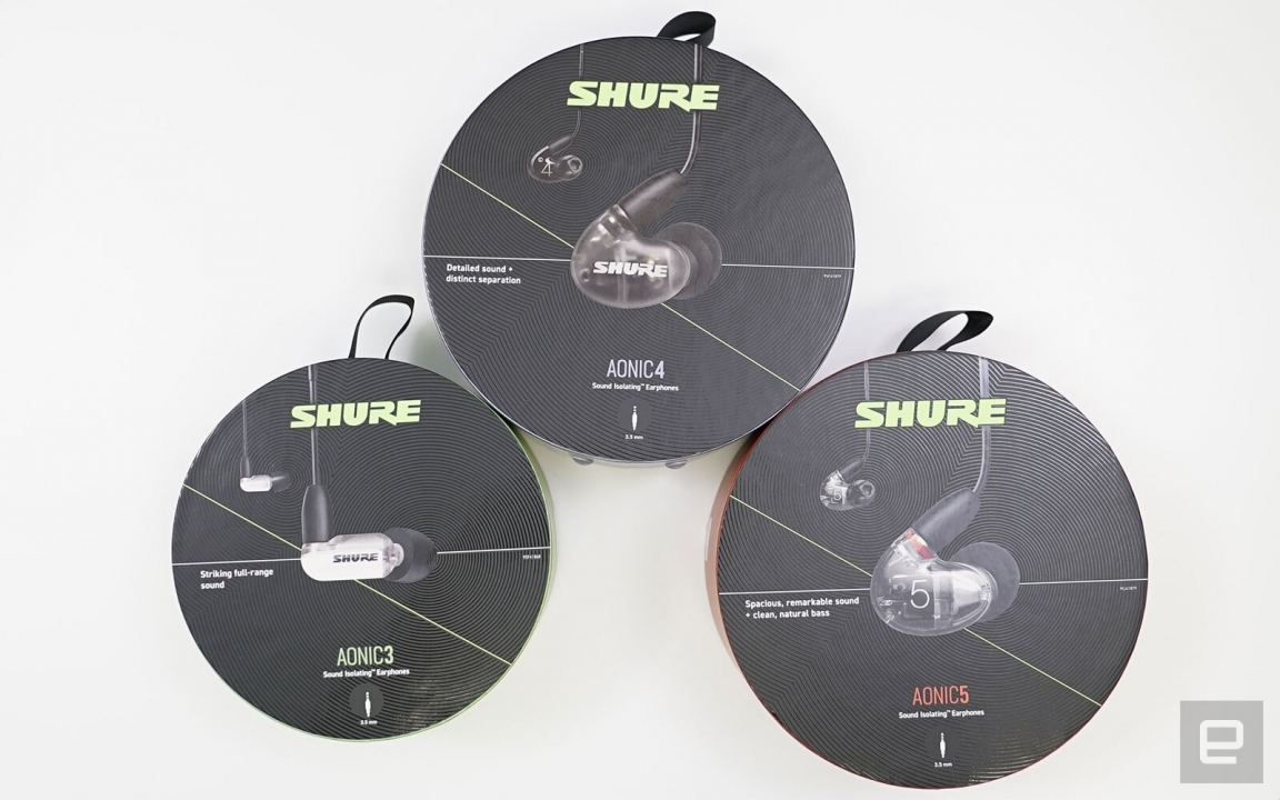 Đánh giá ngắn gọn Shure in-ear thế hệ mới thuộc dòng AONIC 3/4/5