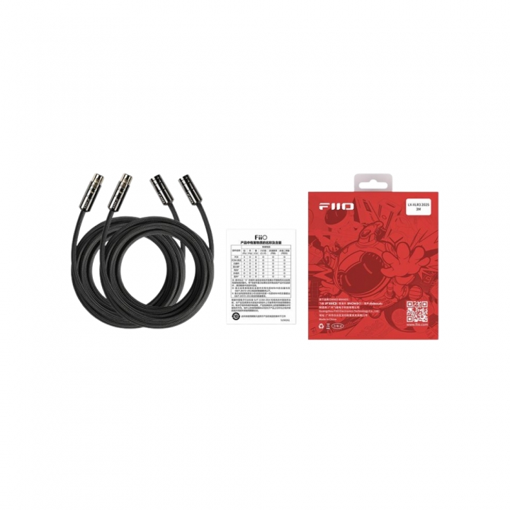 Dây XLR FiiO LX-XLR3 2025 Đã Sẵn Hàng Tại Fitgearshop, Đặt Mua Ngay!