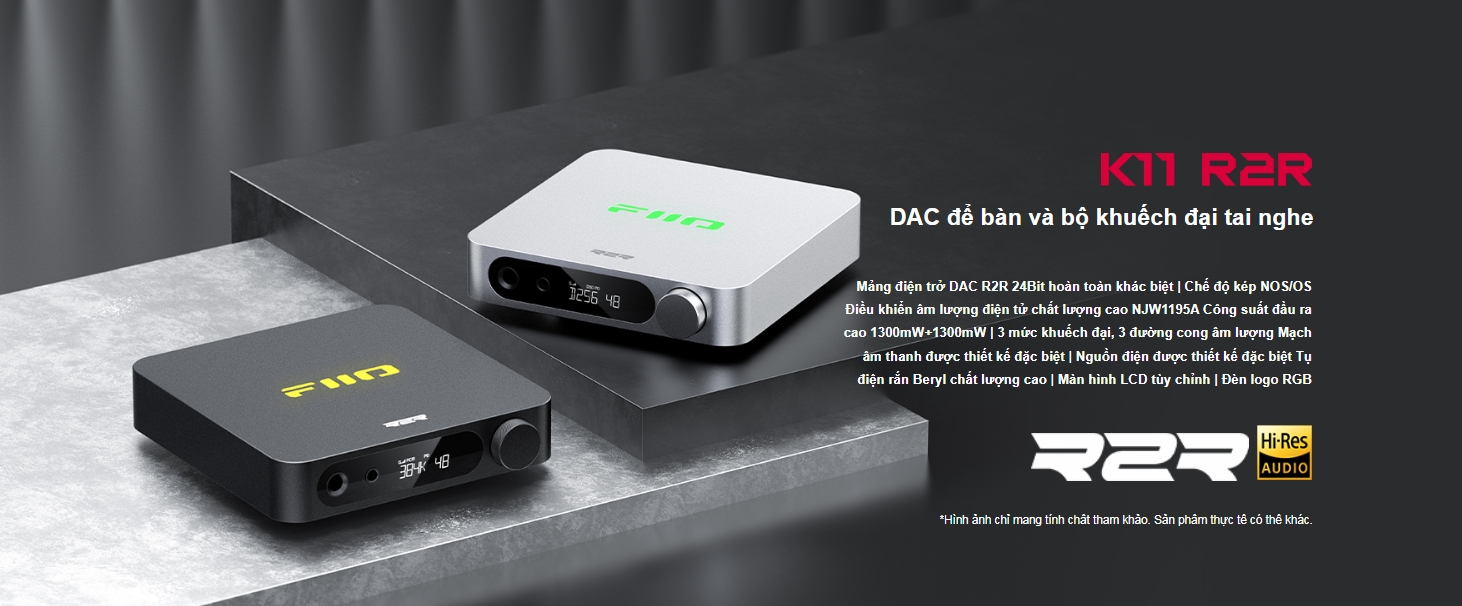 Desktop DAC/AMP FiiO K11 R2R: Phiên Bản Nâng Cấp Của FiiO K11