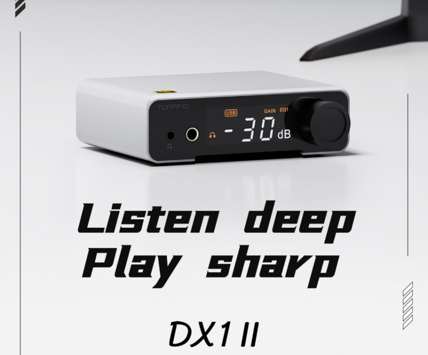 Desktop DAC/AMP TOPPING DX1 II Đã Sẵn Hàng Tại Fitgearshop
