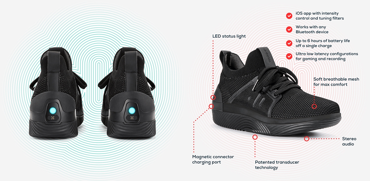 DropLabs giới thiệu EP 01 Audio Enabled Footwear for Gaming, Music và Movies