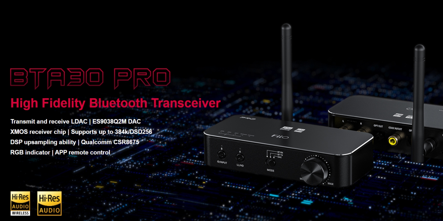 Fiio ra mắt thêm Fiio BTA30 Pro: Bluetooth Transceiver