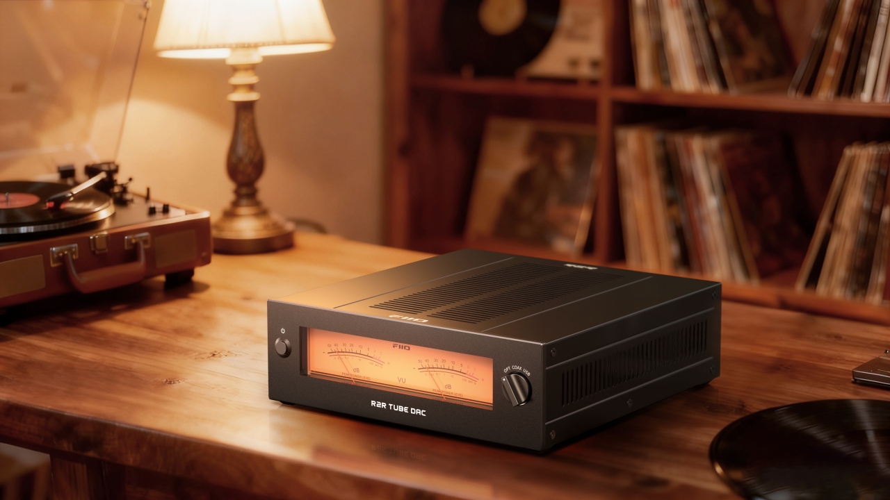 FiiO Ra Mắt FiiO WARMER R2R – Desktop DAC/AMP tích hợp bóng đèn Mang Âm Hưởng Analog Mượt Mà