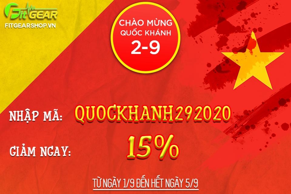 Chào mừng Quốc khánh nước Việt Nam 2-9 - FIT GEAR shop siêu sale khủng từ 15% đến 49% và hơn thế nữa 