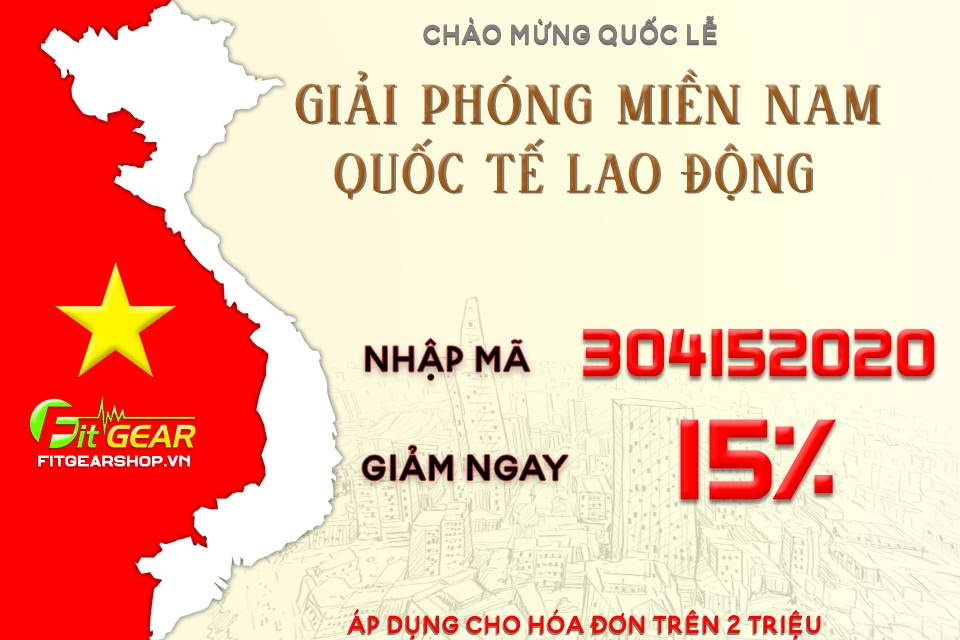 Khuyến mãi lớn chào mừng ngày Giải phóng Miền Nam 30/4 - 1/5