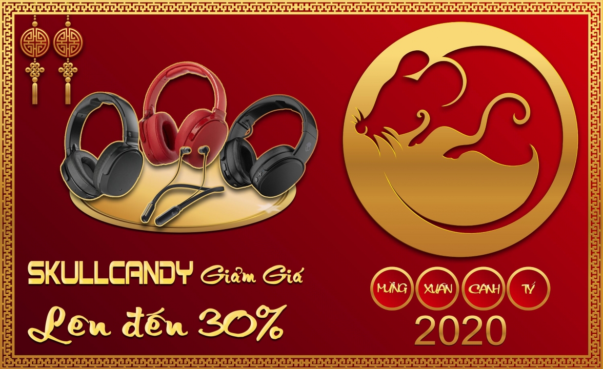 Mừng Xuân Canh Tý Vui Cùng SKULLCANDY - Fitgear Shop