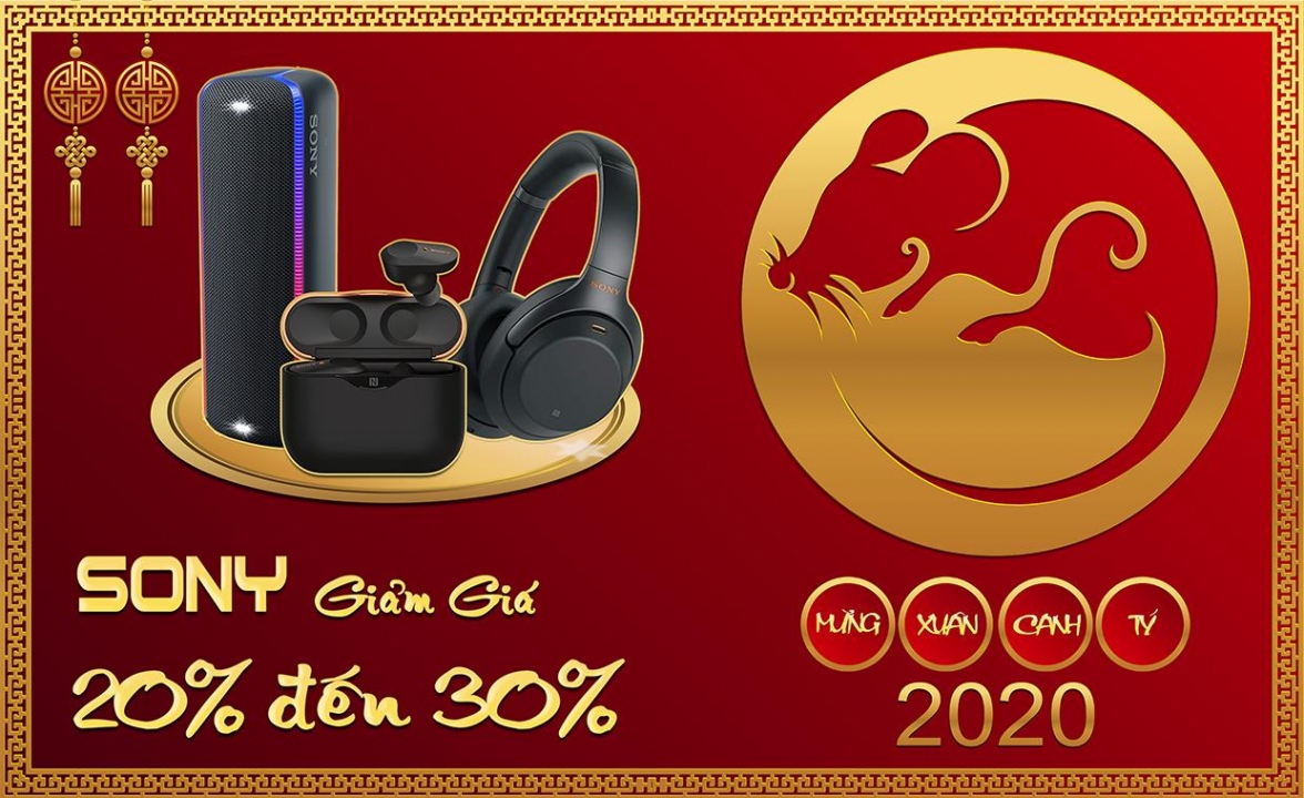 Mừng Xuân Canh Tý Vui Cùng SONY - Fitgear Shop