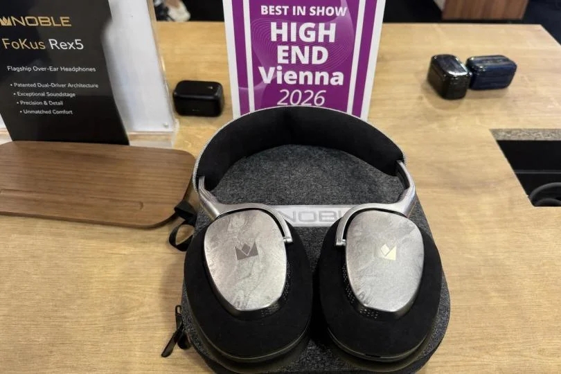 Noble Audio Ra Mắt Tai Nghe Over-Ear Chống Ồn Chủ Động Cao Cấp Noble FoKus Artemis tại sự kiện HIGH END Vienna 2026
