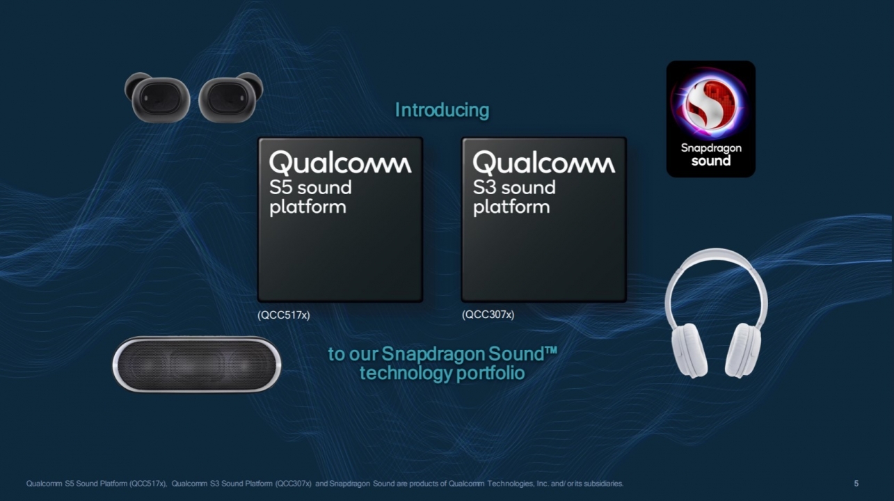 Qualcomm ra mắt Chip S5 Gen 3 và Chip S3 Gen 3 Sound Platforms: Đưa Trải Nghiệm Âm Thanh Lên Tầm Cao Mới