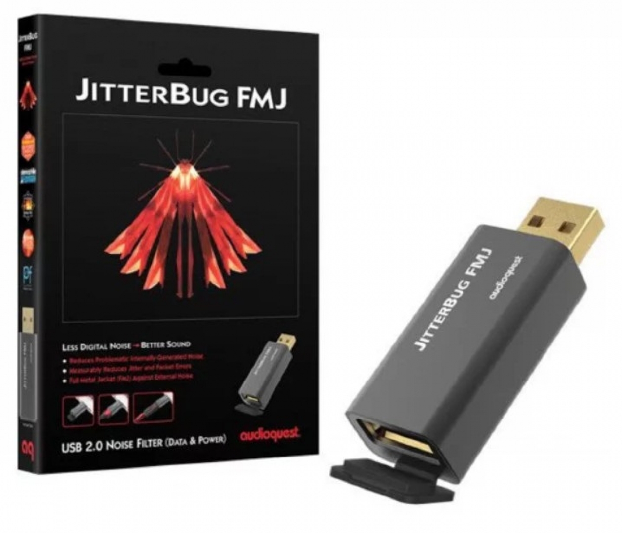 Bộ lọc nhiễu USB AudioQuest Jitterbug FMJ