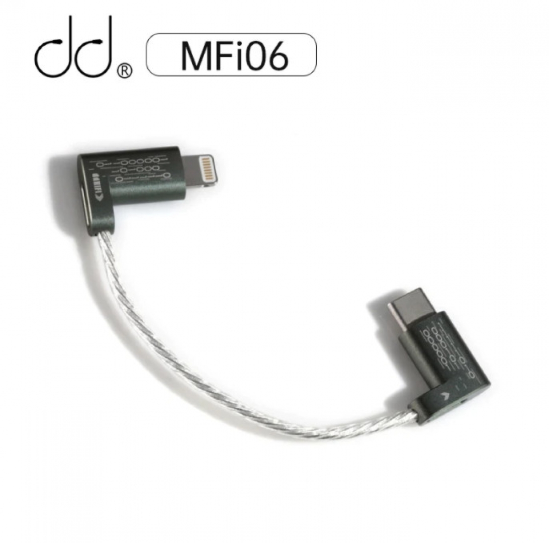 Dây Lightning to USB-C ddHiFi MFi06 (L-Shape)