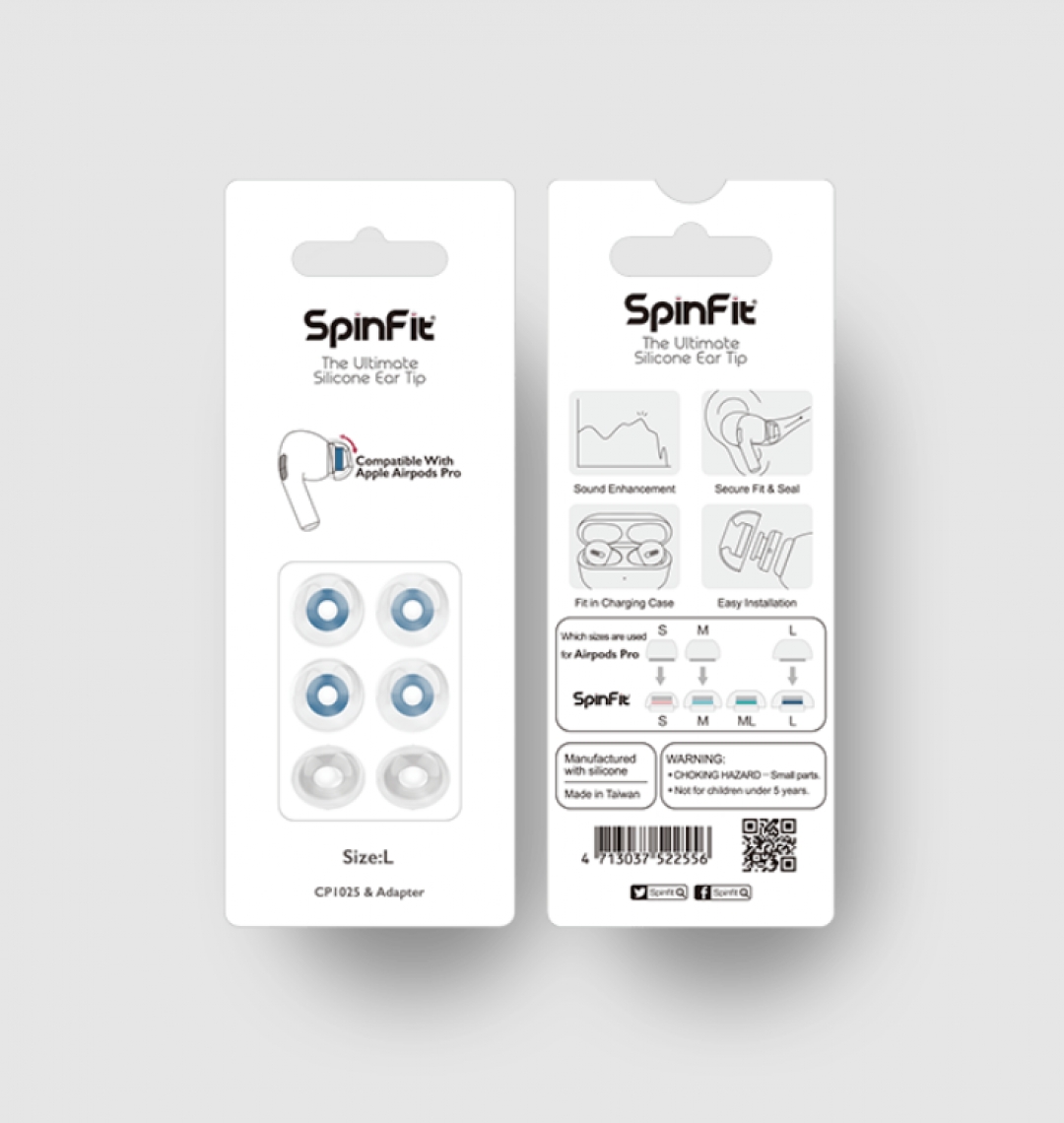 Nút tai nghe SpinFit CP1025 (dành cho Apple Airpod Pro)