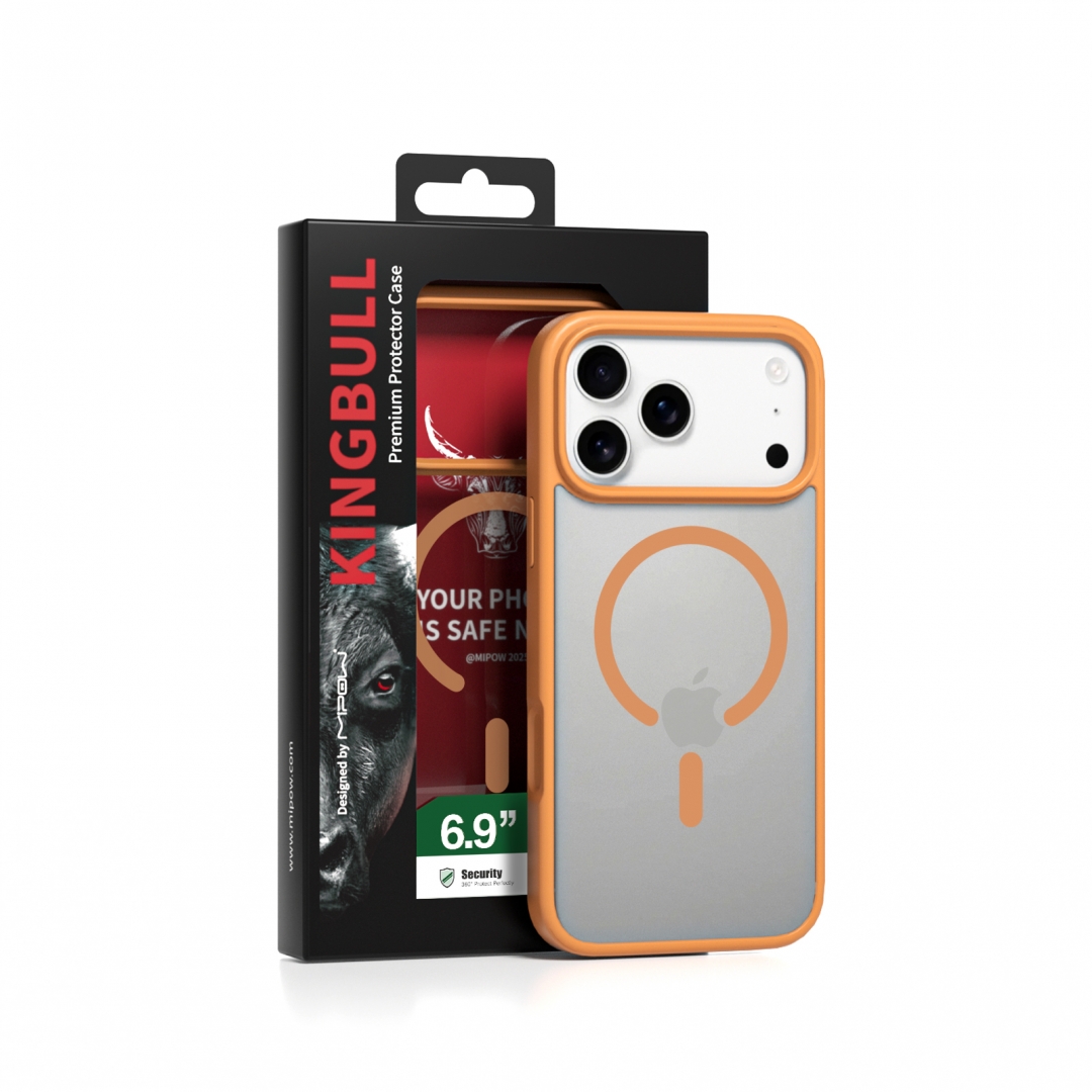 Ốp lưng Magsafe Mipow Kingbull MATTEX iPhone 17 Series 2025