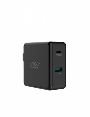 Adapter Sạc INNOSTYLE GOMAX PD 49.5W (1*USB-C PD & 1*USB A QC3.0 18W )